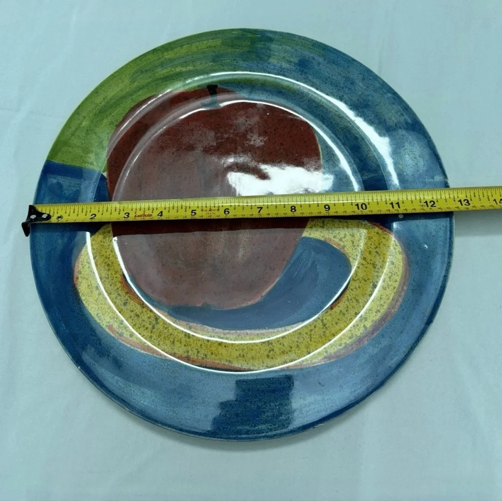 Vietri Ceramic Plate Summer Fruit